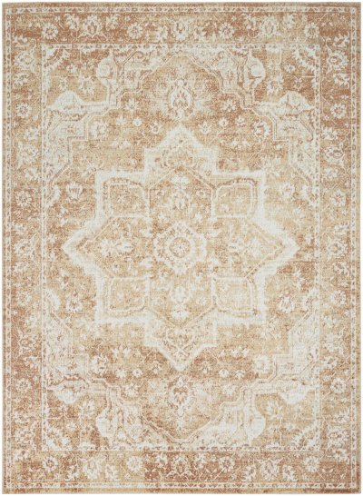 Nourison Home Nourison Astra Machine Washable ASW12 7'10" x 10' Rust Vintage Indoor Rug - 5'3" x 7'