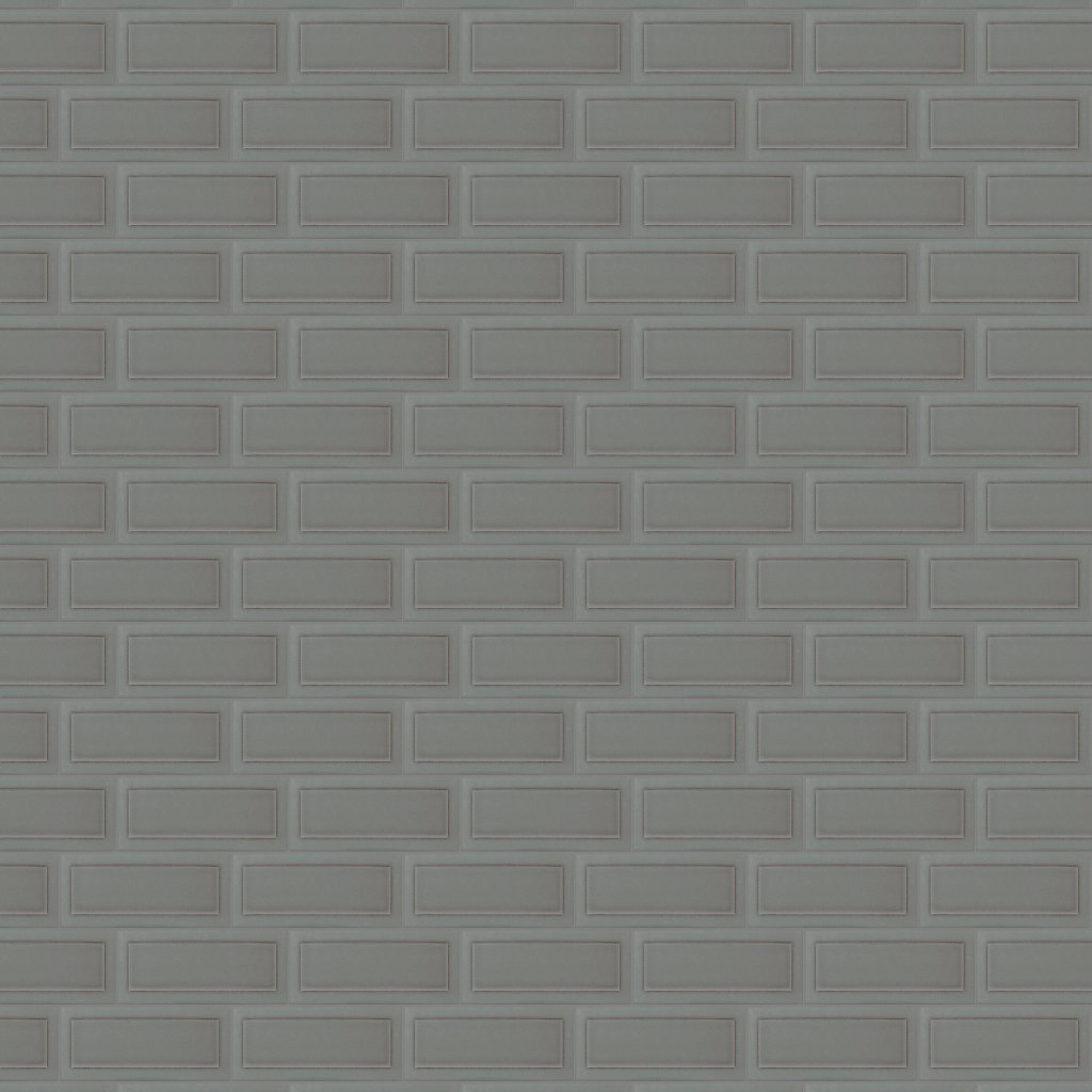 Emser Tile CUADRO FRAME GRAY GLOSSY - Gray