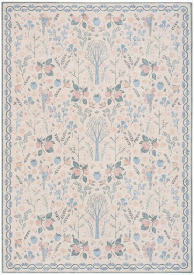 Nourison Home Nourison Botanical Washables BOT04 4' x 6' Ivory Multicolor Modern Indoor Rug - 4' x 6'