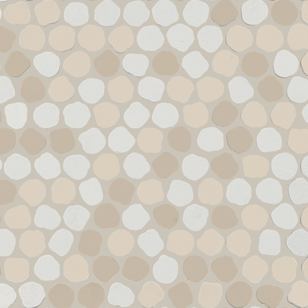 Daltile Keystones Sand Blend, Organic Penny, 1, Matte - Sand Blend