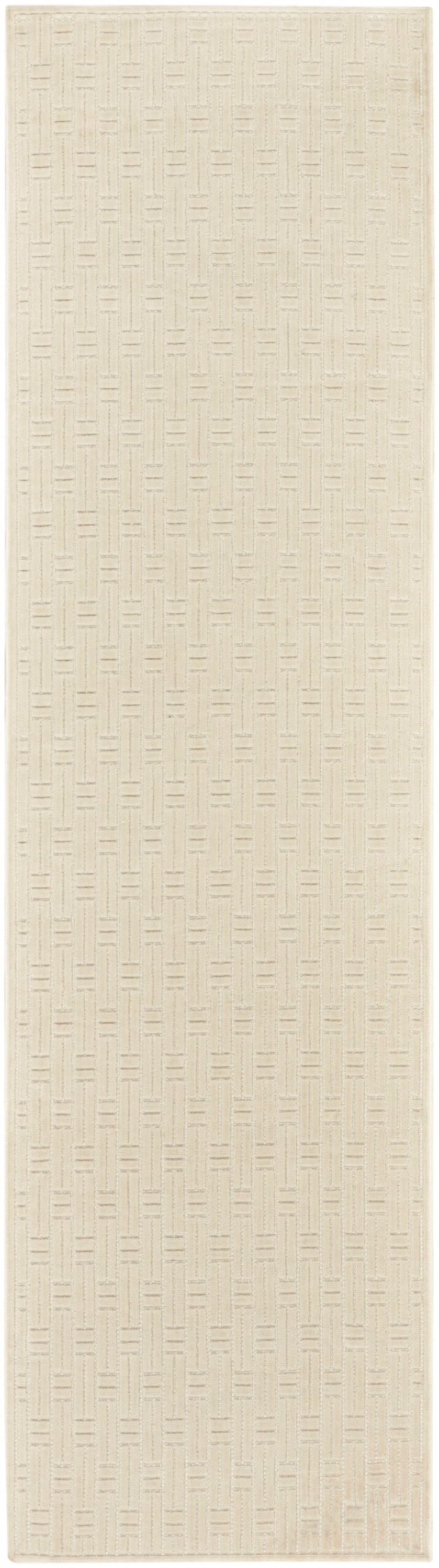 Nourison Home Nourison Washable Charm WCH02 2'2" x 8' Ivory Modern Indoor Rug