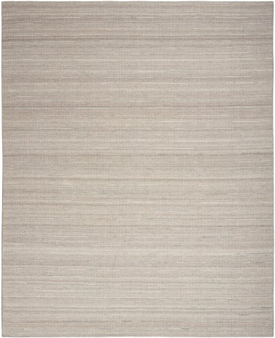 Nourison Home Nourison Interweave IWV01 5'3" x 7'3" Grey Modern Indoor Rug - 8' x 10'