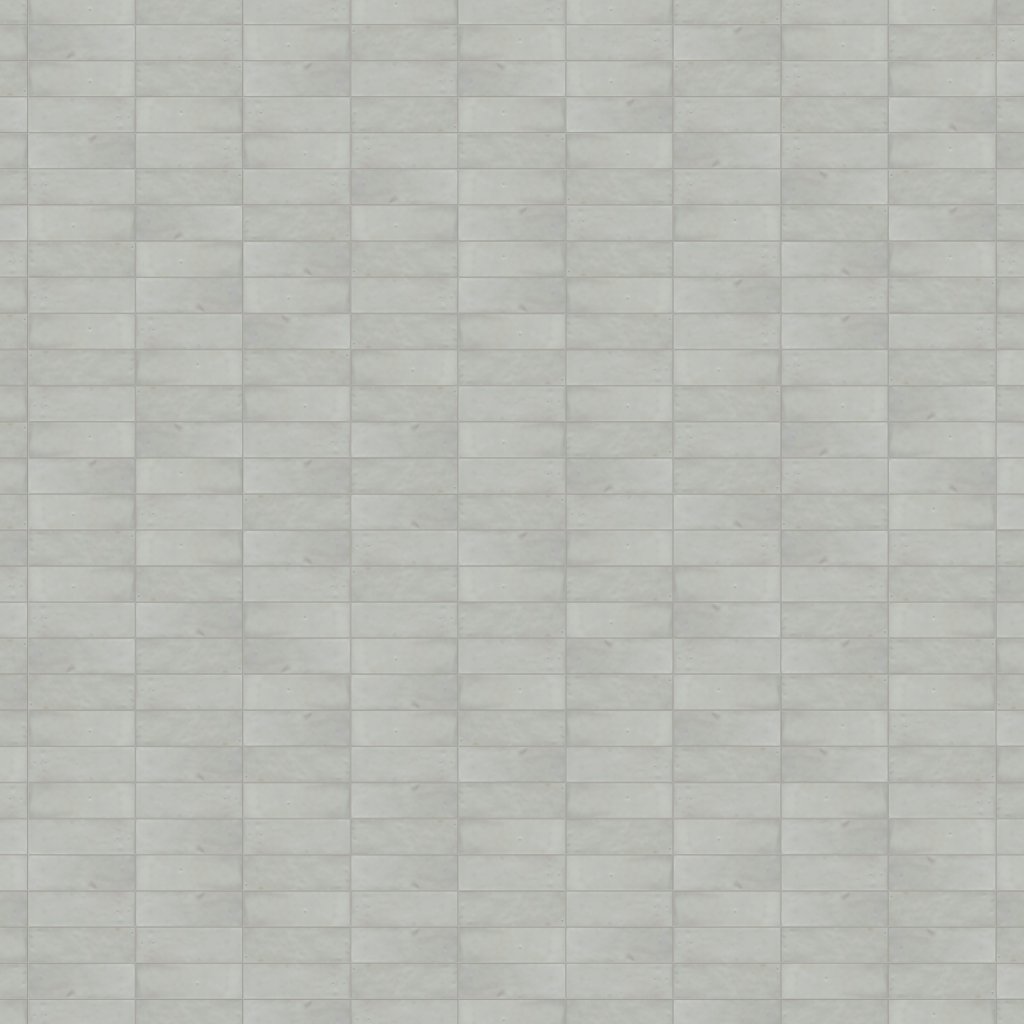 Marble Systems Porcelain White Glossy Zellige Tile 2x6 - Porcelain White