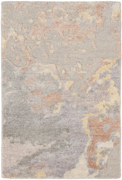 Nourison Home Nourison Silk Shadows SHA20 5'6" x 7'5" Silver Modern Indoor Rug - 2' x 3'
