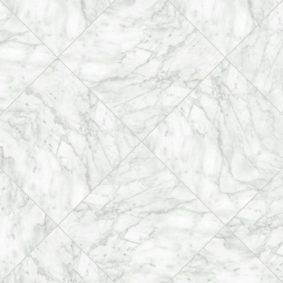 Qualis Ceramica Plata 24x24 Carrara Abisso Matte - Herringbone