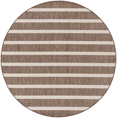 Nourison Home Nourison Positano POS03 7' x 10' Natural Ivory Modern Rug - 6' Round