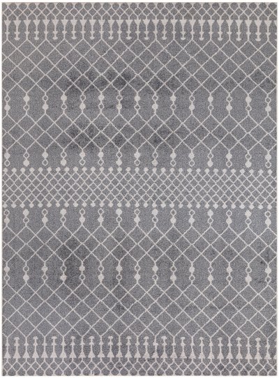 Nourison Home Nourison Astra Machine Washable ASW10 2' x 6' Denim Bohemian Indoor Rug - 5'3" x 7'