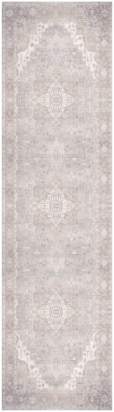 Nourison Home Nourison Vintage Washables VWS07 4' x 6' Light Blue Vintage Indoor Rug - 2'2" x 8'