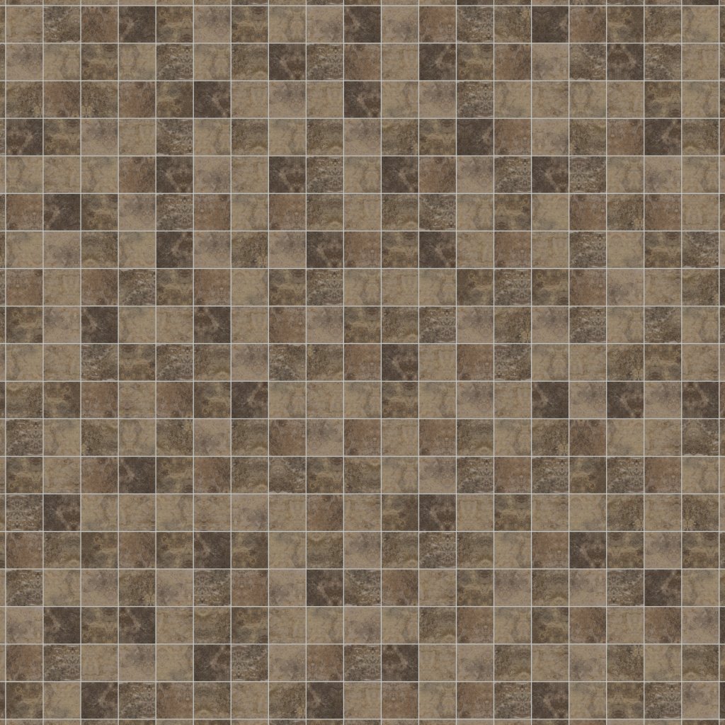 Daltile Continental Slate Moroccan Brown, Straight Joint, 3X3, Matte - Moroccan Brown