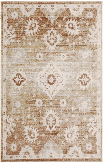 Nourison Home Nourison Astra Machine Washable ASW19 6'7" x 9' Copper Vintage Indoor Rug - 3'3" x 5'