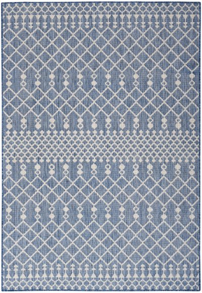 Nourison Home Nourison Positano POS02 6' x Round Navy Blue Modern Rug - 7' x 10'