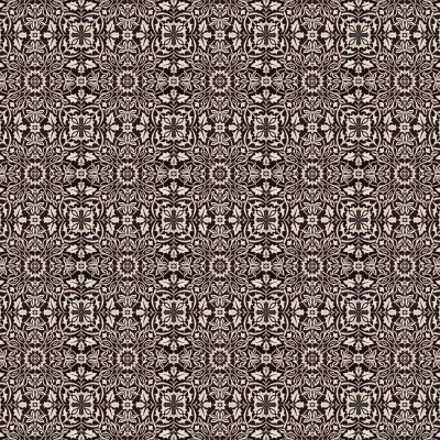 Marble Systems Voysey-20b Glazed Ceramic Tile 6x6 - Voysey-20b - 6" x 6" x 3/8"