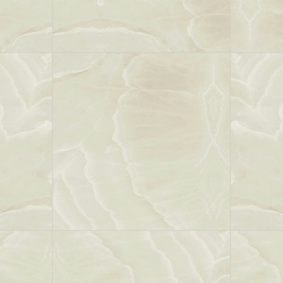 Qualis Ceramica Lustra 36x36 Onyx Crema Polished - Grid