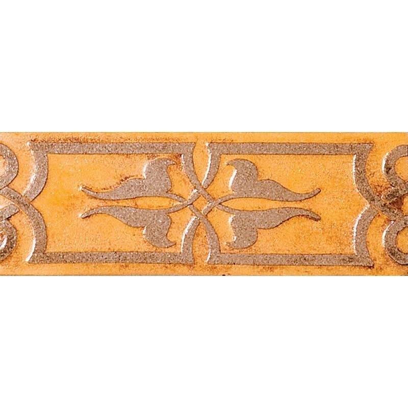 Marble Systems Tabriz-87 Glazed Ceramic Border Tiles 2x6 - Tabriz-87