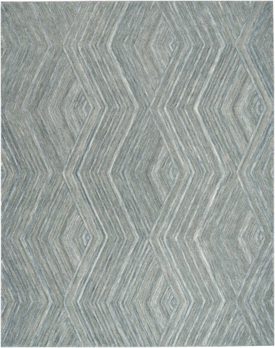 Nourison Home Nourison Graceful GRU03 5'3" x 7'3" Blue Modern Indoor Rug - 7'9" x 9'9"