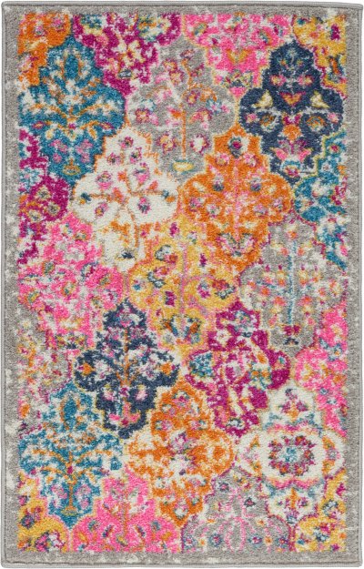 Nourison Home Nourison Passion PSN21 2'2" x 7'6" Multicolor Bohemian Indoor Rug - 1'10" x 2'10"