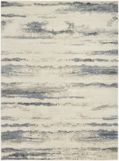 Nourison Home Nourison Serenity Home SRH12 7'10" x 9'10" Blue Multicolor Modern Indoor Rug - 3'11" x 5'11"