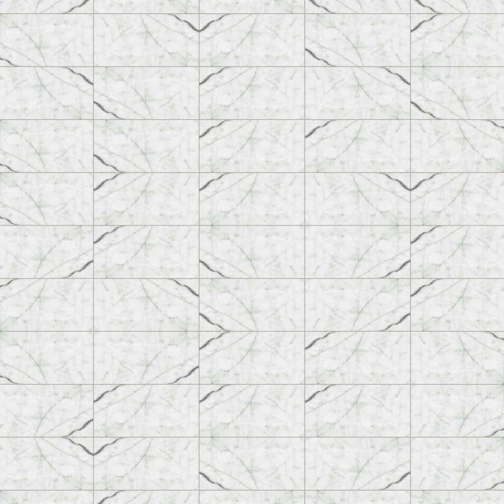 Marble Systems White Carrara Honed Marble Tile 6x12 - White Carrara