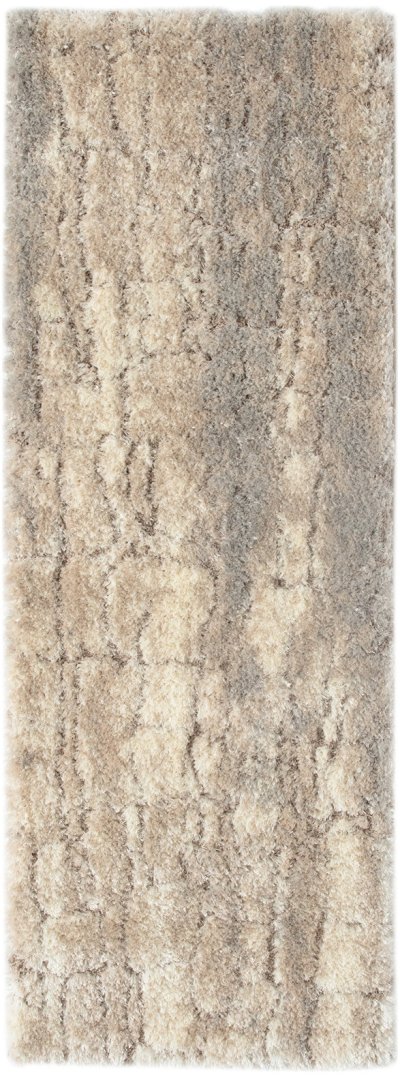 Nourison Home Nourison Dreamy Shag DRS09 3' x 5' Ivory Beige Shag Indoor Rug - 2'2" x 6'