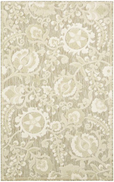 Nourison Home Nourison Aloha ALH17 9' x 12' Ivory Sage Farmhouse Rug - 2'8" x 4'