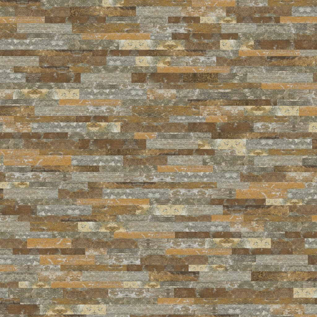 American Olean Stacked Stone - Imperial Falls, Stacked, 6X24, Natural Cleft (S316) - Imperial Falls