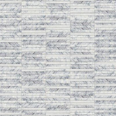 Marble Systems Lilac Honed Ion Marble Mosaic 12x12 - Lilac - 12" x 12" x 1/2"