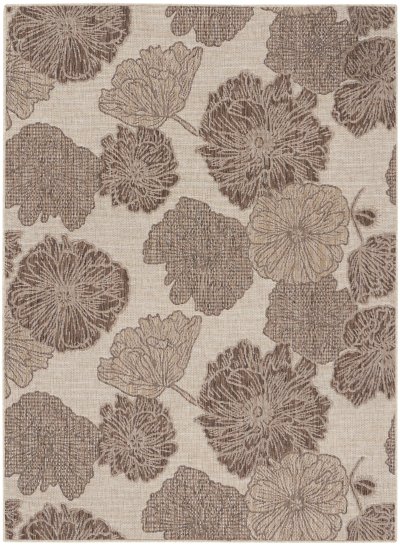 Nourison Home Nourison Garden Oasis GOA04 3' x 5' Natural Tropical Rug - 4' x 6'