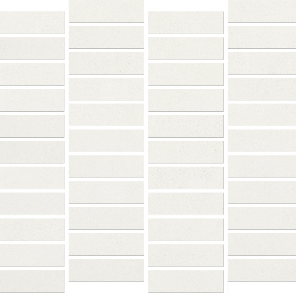Daltile Rigid Clay Salt, Off Set, 1X3, Microban, Matte - Salt