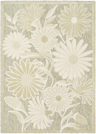 Nourison Home Nourison Aloha ALH33 9' x 12' Ivory Sage Outdoor Rug - 3'6" x 5'6"