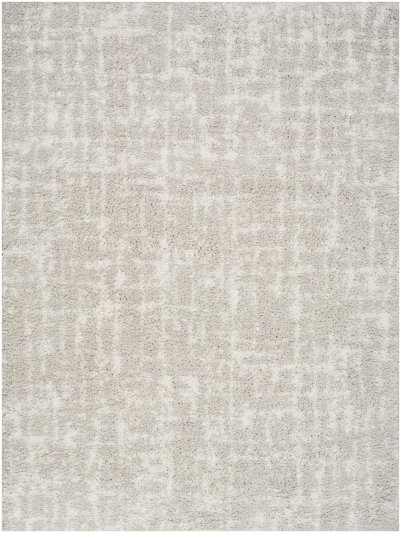 Nourison Home Nourison Modern Shag MMD06 7'10" x 9'10" Grey Ivory Modern Indoor Rug - 3'11" x 5'11"