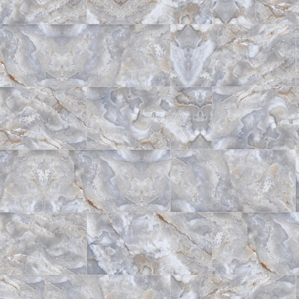 Qualis Ceramica Treasure Blue Dream Onyx 12X24F Polished - Blue