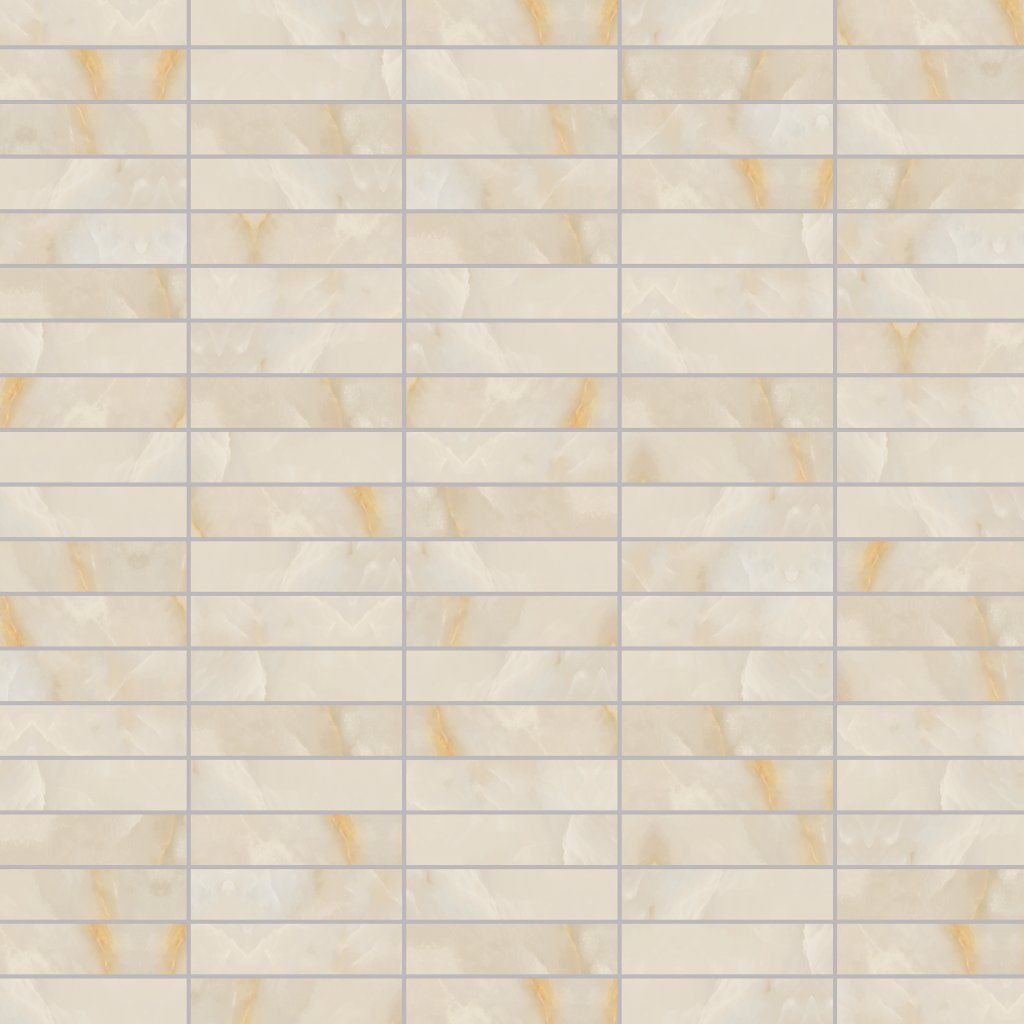 Qualis Ceramica Romance Charmed Beige 3X12 Polished