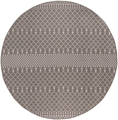 Nourison Home Nourison Positano POS02 10' x Square Charcoal Modern Rug - 12' Round