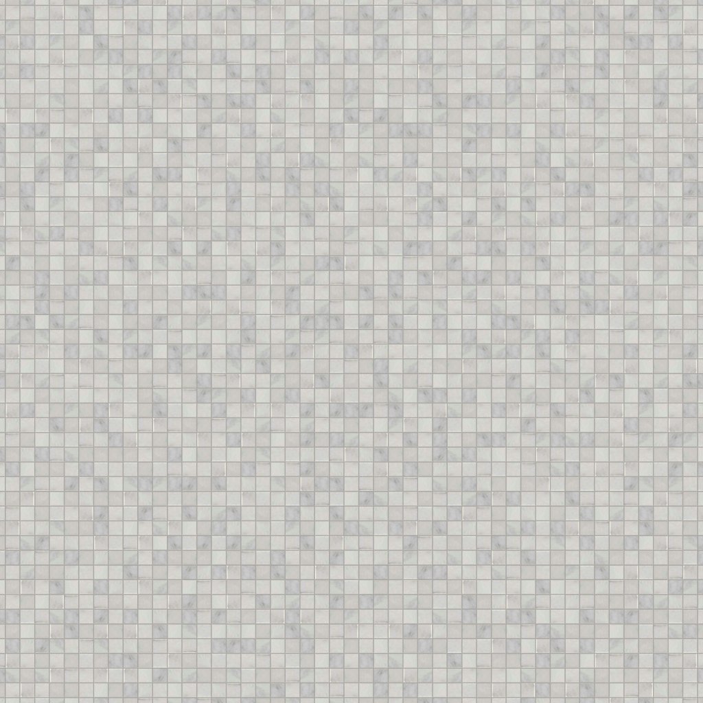 Marble Systems White Carrara C Polished 5/8x5/8 Marble Mosaic 12x12 - White Carrara C