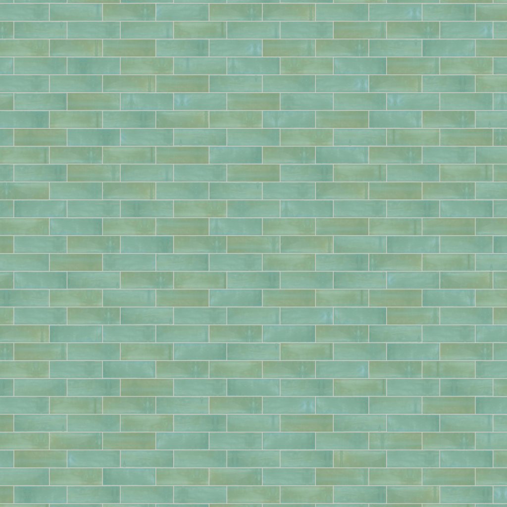 Qualis Ceramica Aruba 2x6 Moss Gloss
