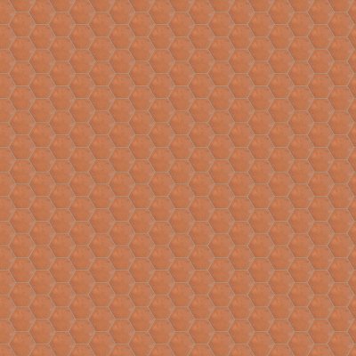 Marble Systems Cotto Med Matte Hexagon Terracotta Tile 6x6 - Cotto Med - 6" x 6" x 3/4"