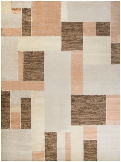 Nourison Home Nourison Astra Machine Washable ASW09 2'2" x 8' Beige Multicolor Modern Indoor Rug - 6'7" x 9'