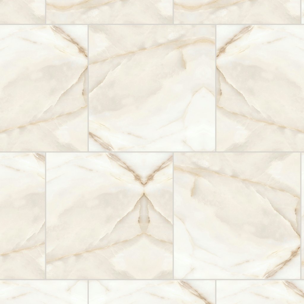 Qualis Ceramica Romance Intrigue Ivory 24X24 Polished