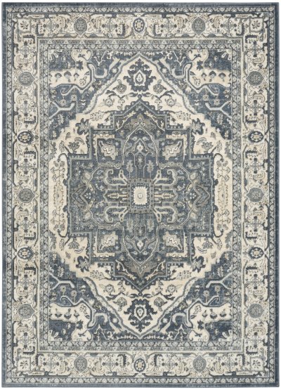 Nourison Home Nourison Concerto CNC18 5'3" x 7'3" Navy Ivory Indoor Rug - 3'9" x 5'9"