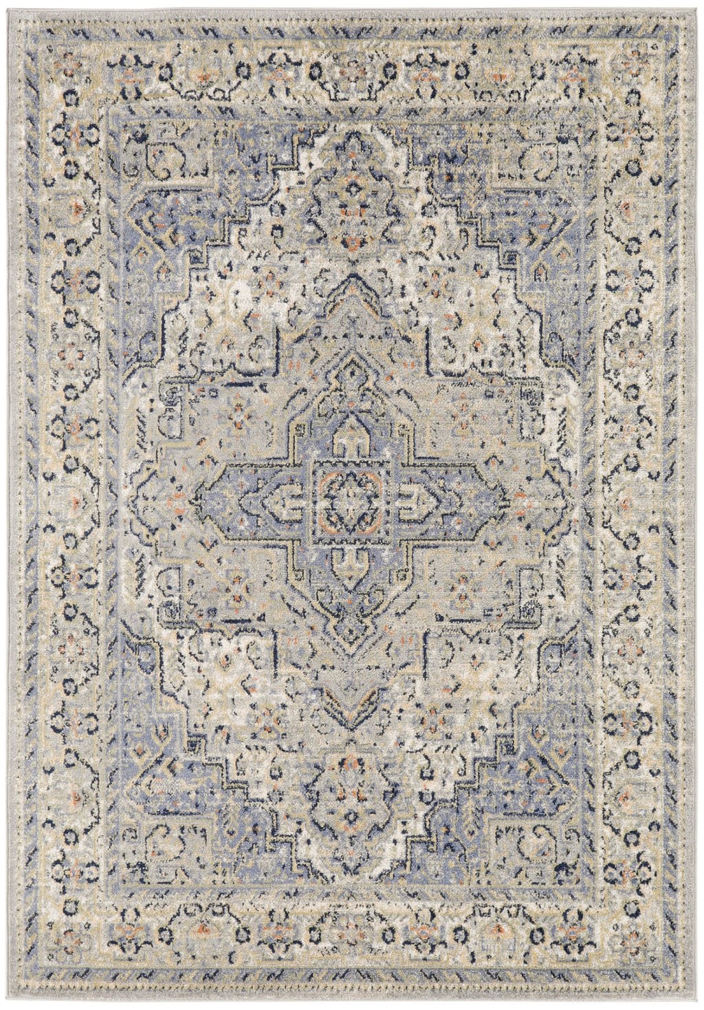 Nourison Home Nourison Nourison Essentials Persian NRE07 4' x 6' Blue Vintage Rug