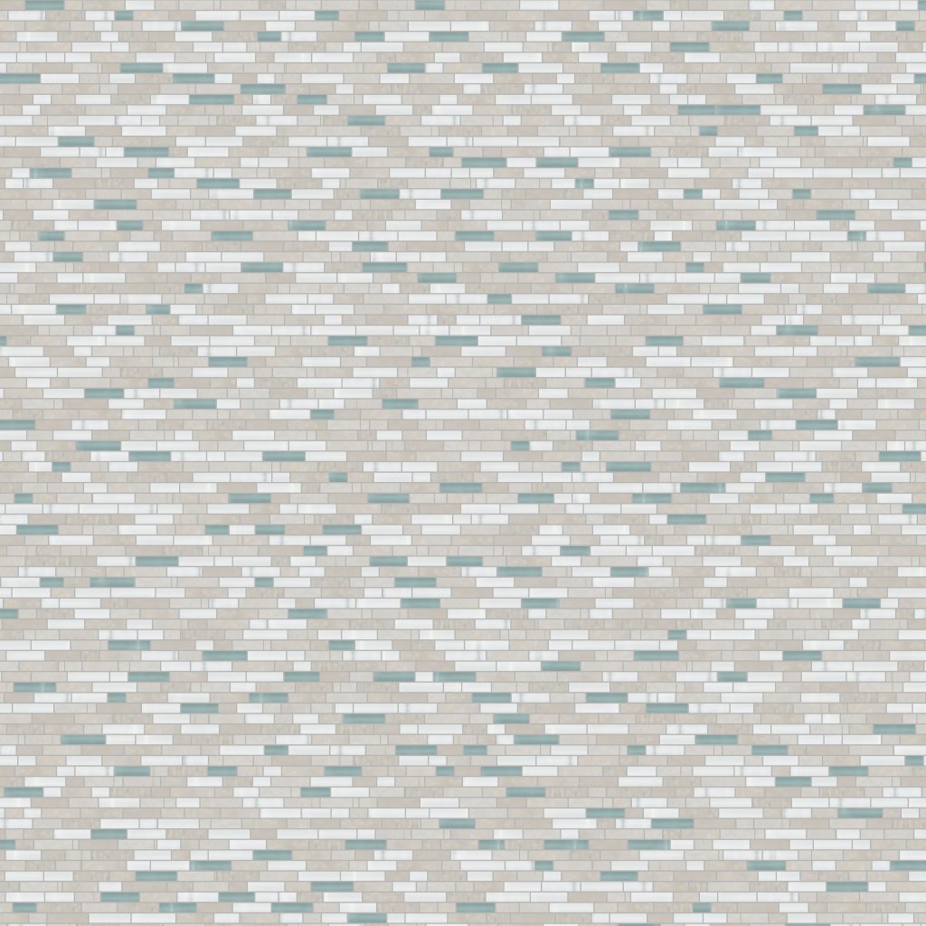 American Olean Color Appeal - Pacific Coast Blend, Random, 5/8, Glass (C136) - Pacific Coast Blend
