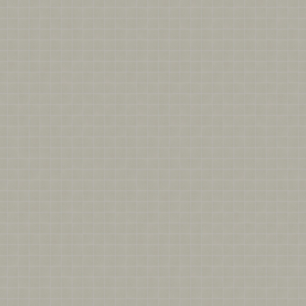 American Olean Unglazed Mosaics - Light Smoke, Straight Joint, 2X2, Matte (0A43) - Light Smoke