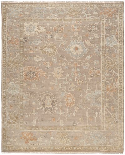 Nourison Home Nourison Whispers WHP01 9' x 12' Taupe Vintage Indoor Rug - 10' x 14'