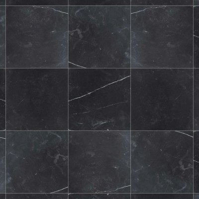 Marble Systems Black Honed Marble Tile 18x18 - Black - 18" x 18" x 1/2"