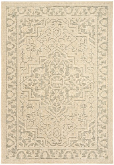 Nourison Home Nourison Tulum TLM05 10' x 14' Taupe Olive Outdoor Rug - 6' x 9'