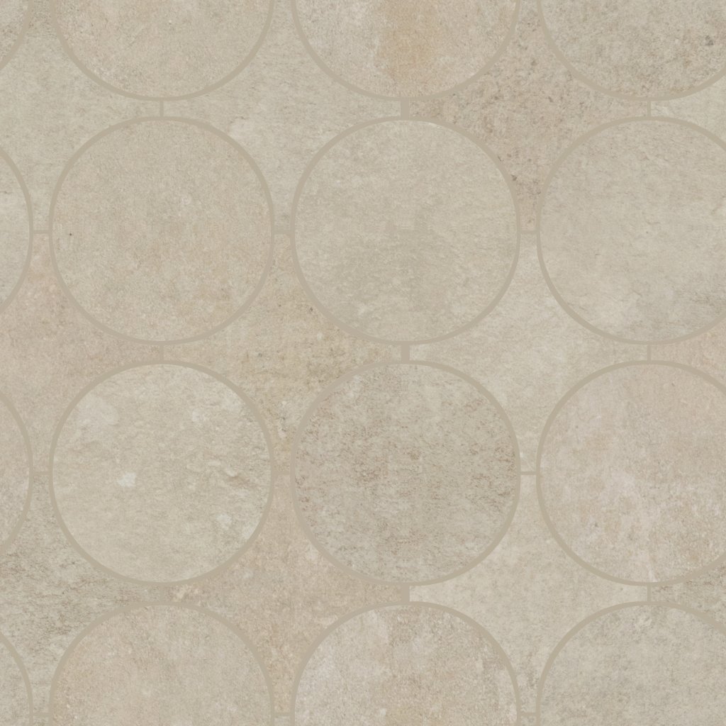 Daltile Rekindle Beige, Mixed, Stepwise, Matte - Beige