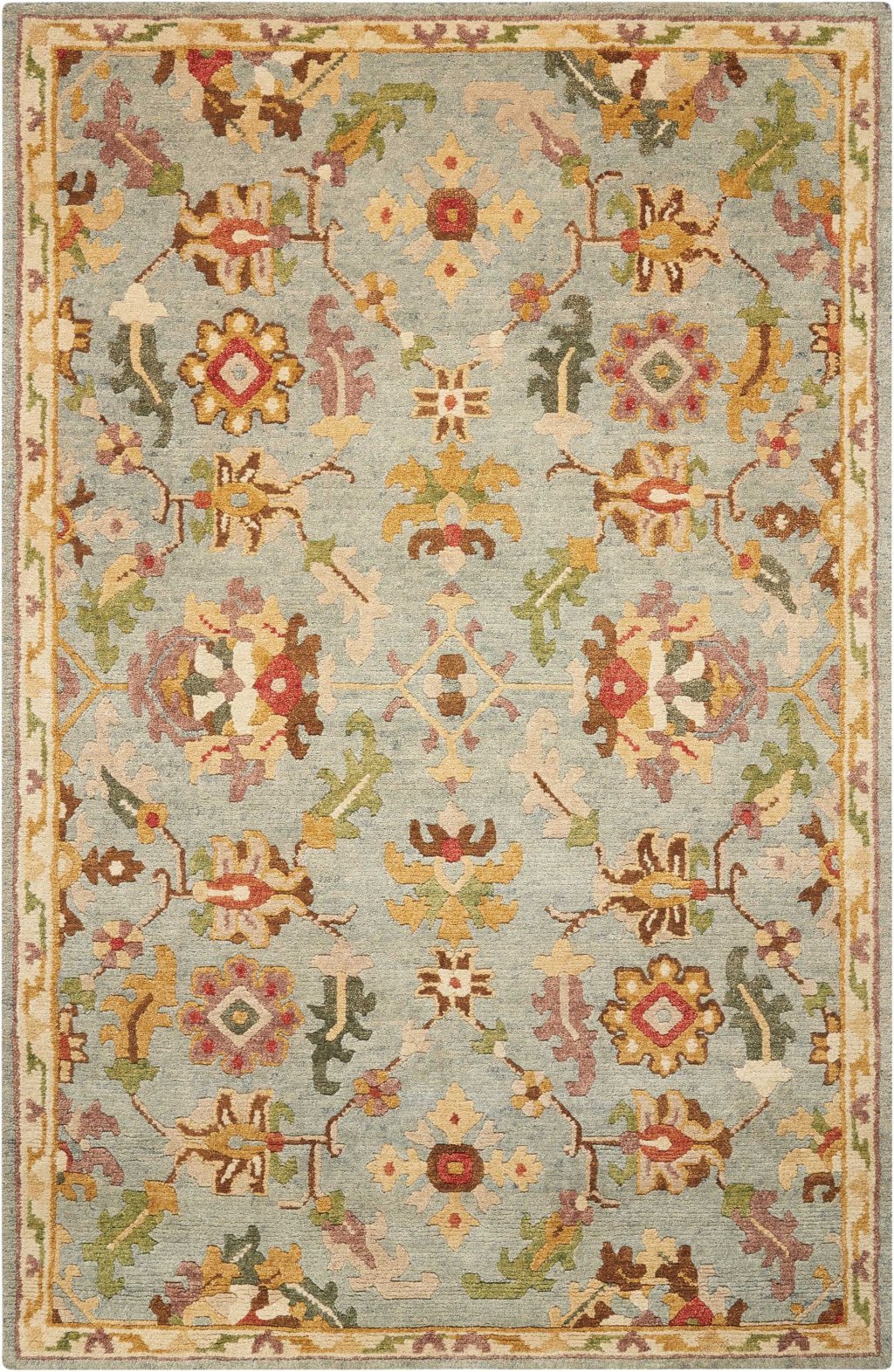 Nourison Home Nourison Tahoe TA13 9'9" x 13'9" Seaglass Traditional Indoor Rug