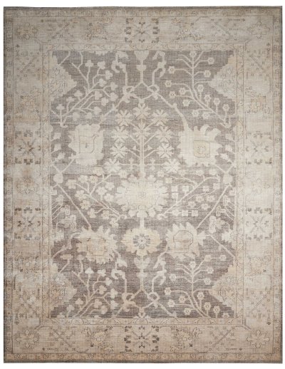 Nourison Home Nourison Aldora ALD08 8'6" x 11'6" Aubergine Vintage Indoor Rug - 9'9" x 13'9"