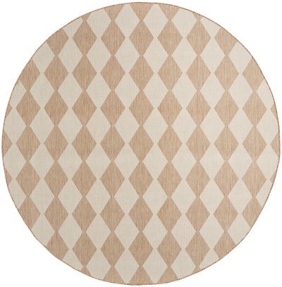 Nourison Home Nourison Positano POS04 10' x 14' Jute Modern Rug - 8' Round