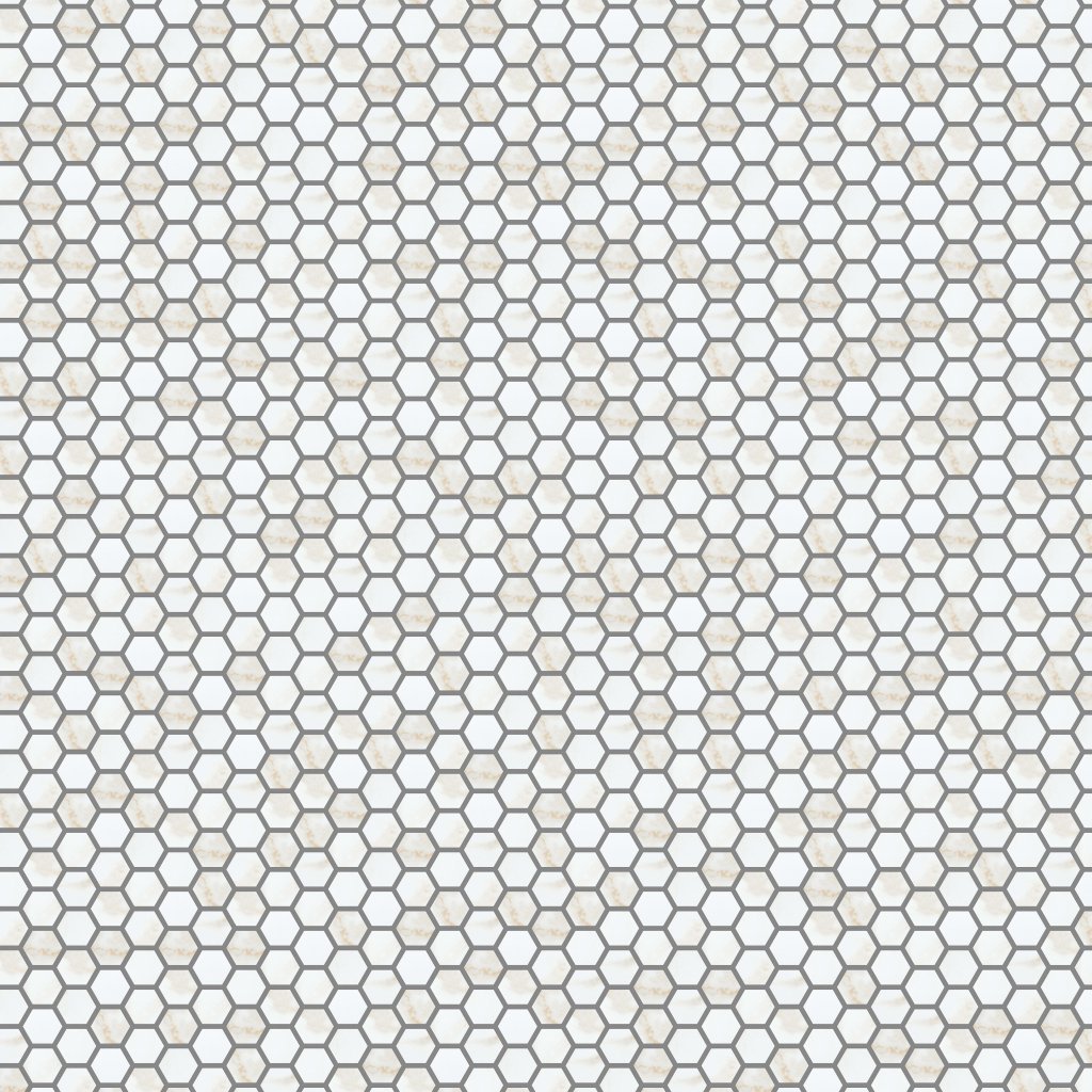 Emser Tile VISCONDE MATTE 2" HEXAGON MOSAIC -POR - Oro